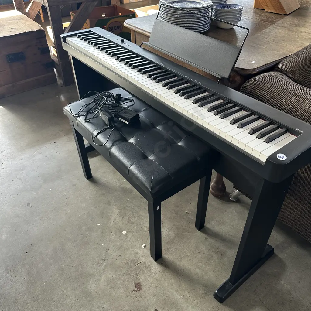Casio CDP-S100 keyboard and stool Image 1++