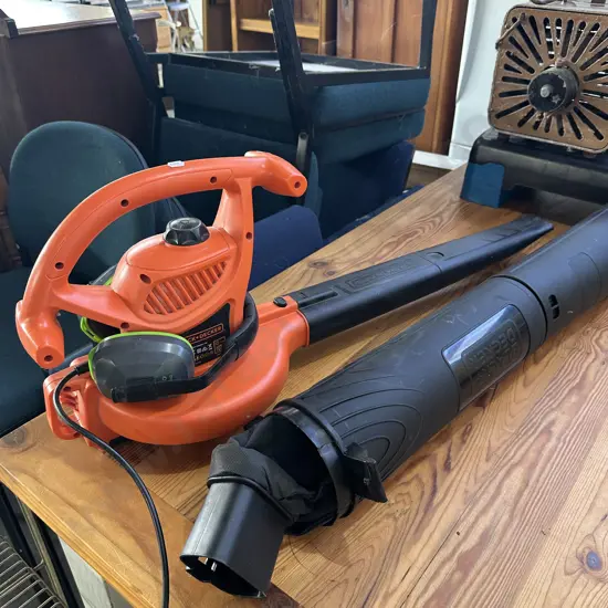 very tidy blower vac and muffs