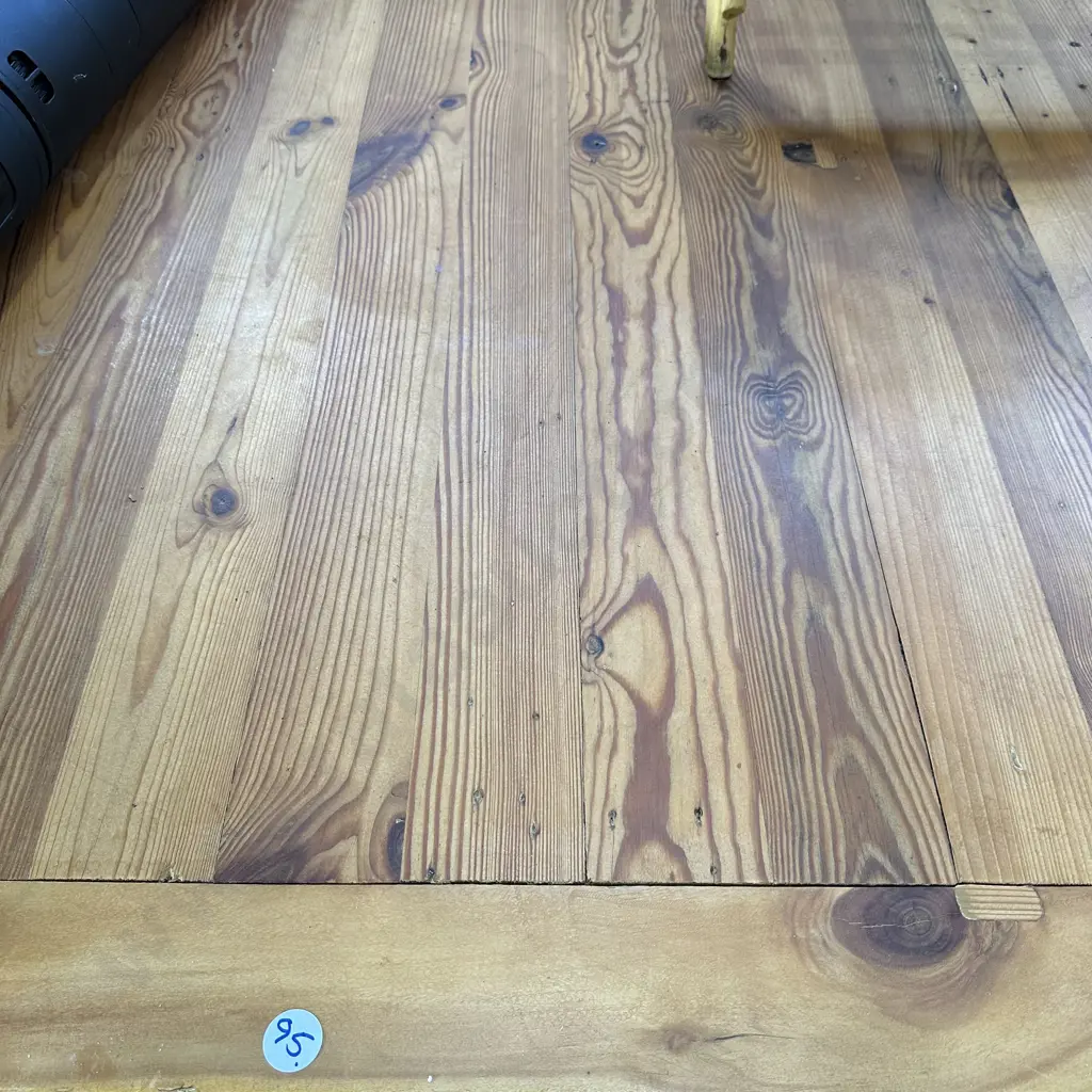 large solid Baltic Pine dining table 1500 x 1500 Image 1++