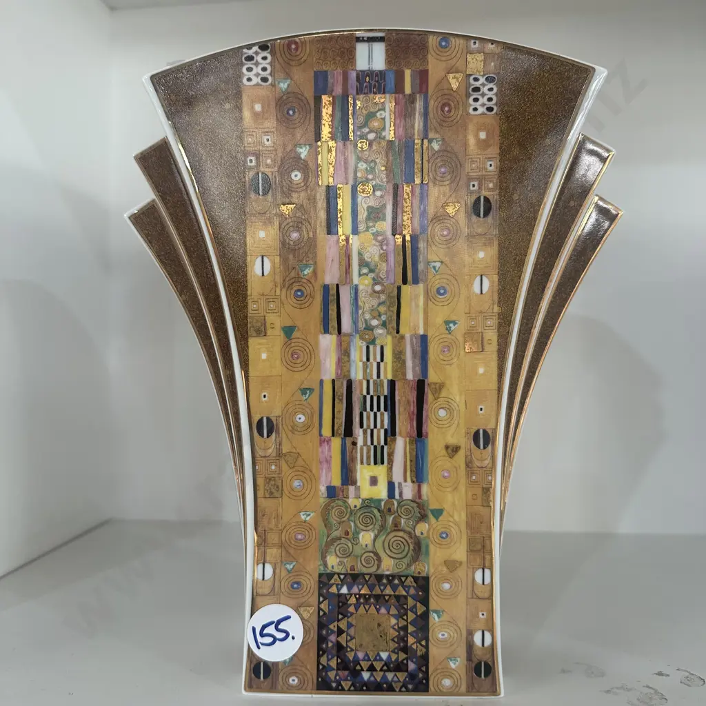 Goebel limited edition art deco style vase. Image 1++