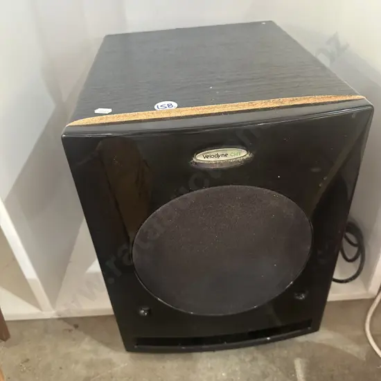 Velodyne powered subwoofer speaker. Model CHT8R