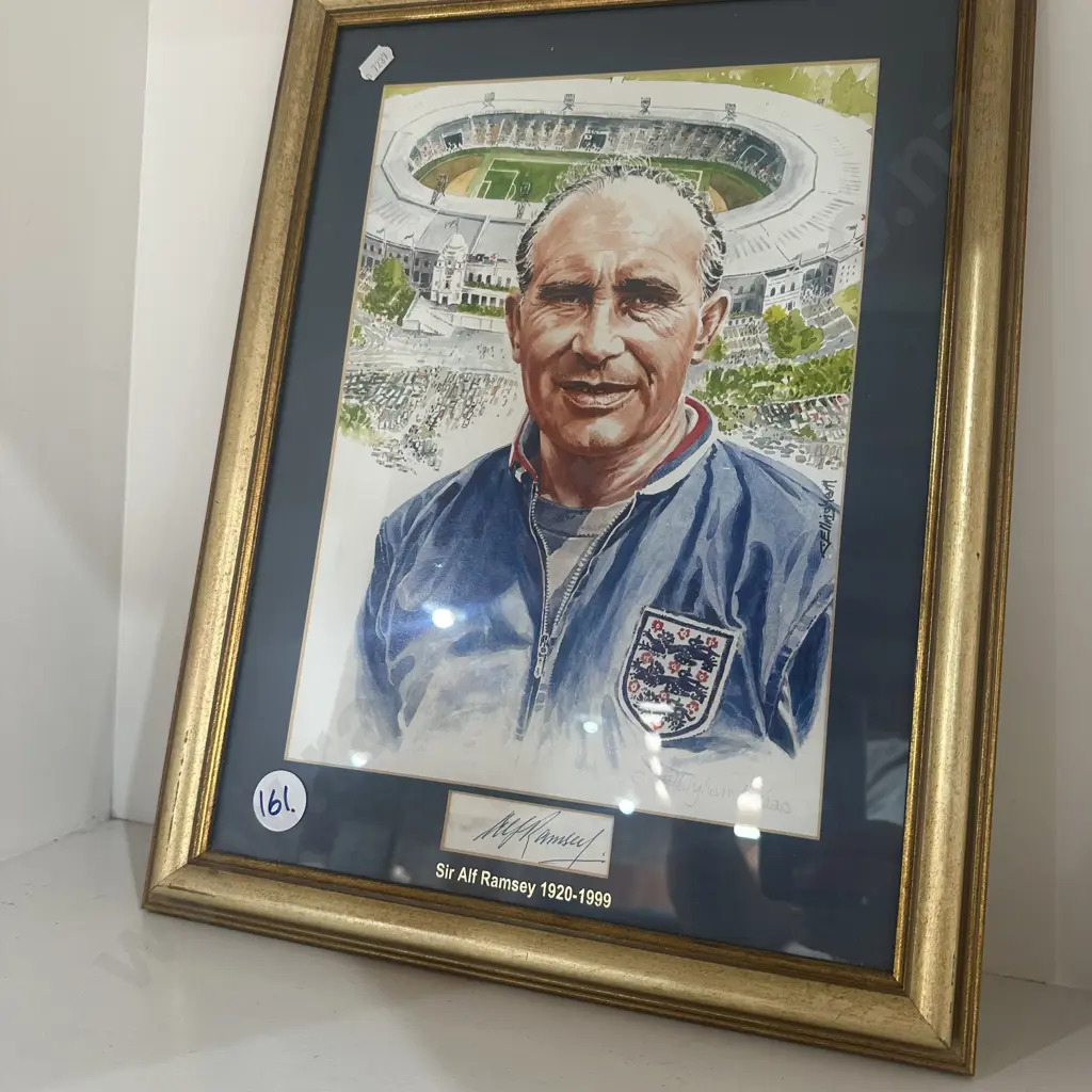 Signed limited edition Football picture. Image 1++