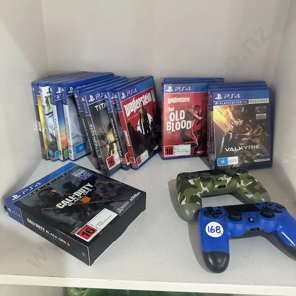 PS4 games plus two controllers Image 1++