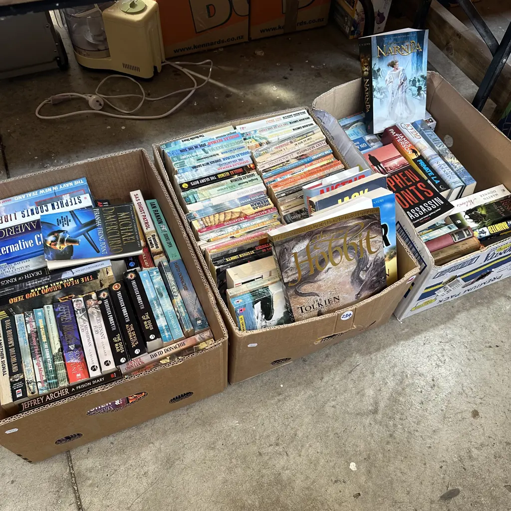 Three boxes of books. Image 1++