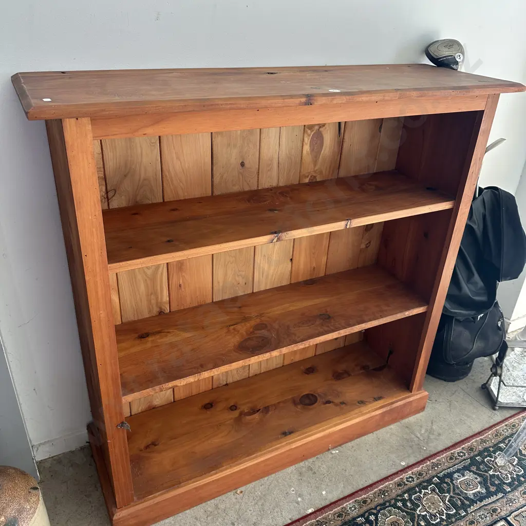Macrocarpa bookcase 1140w Image 1++