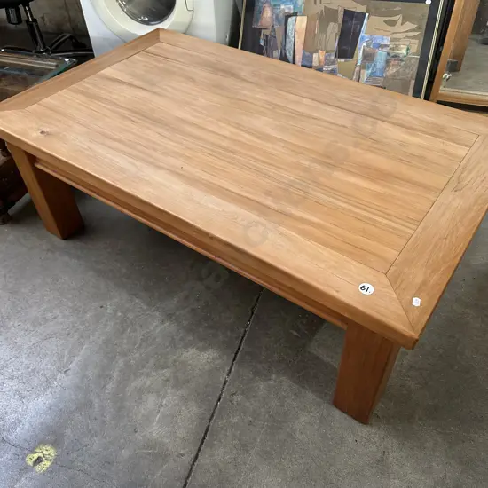 solid coffee table