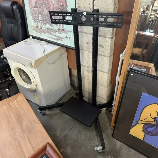 mobile office monitor stand