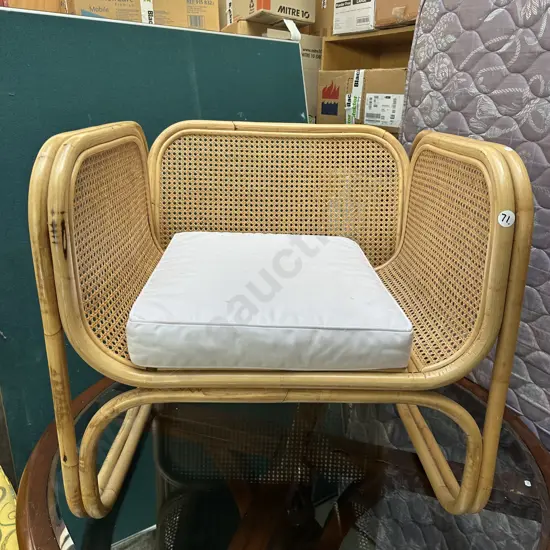 cane rattan chair