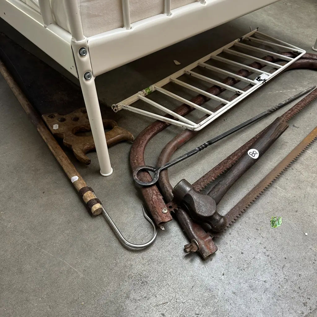 gaff, saws, hammer, poker etc Image 1++
