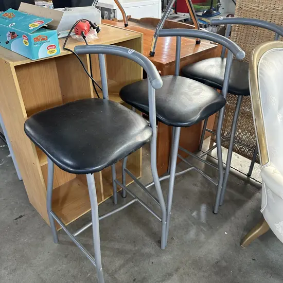 set 3 bar stools