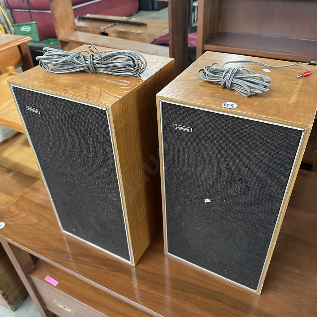 Pr Goodman vinatge speakers Image 1++