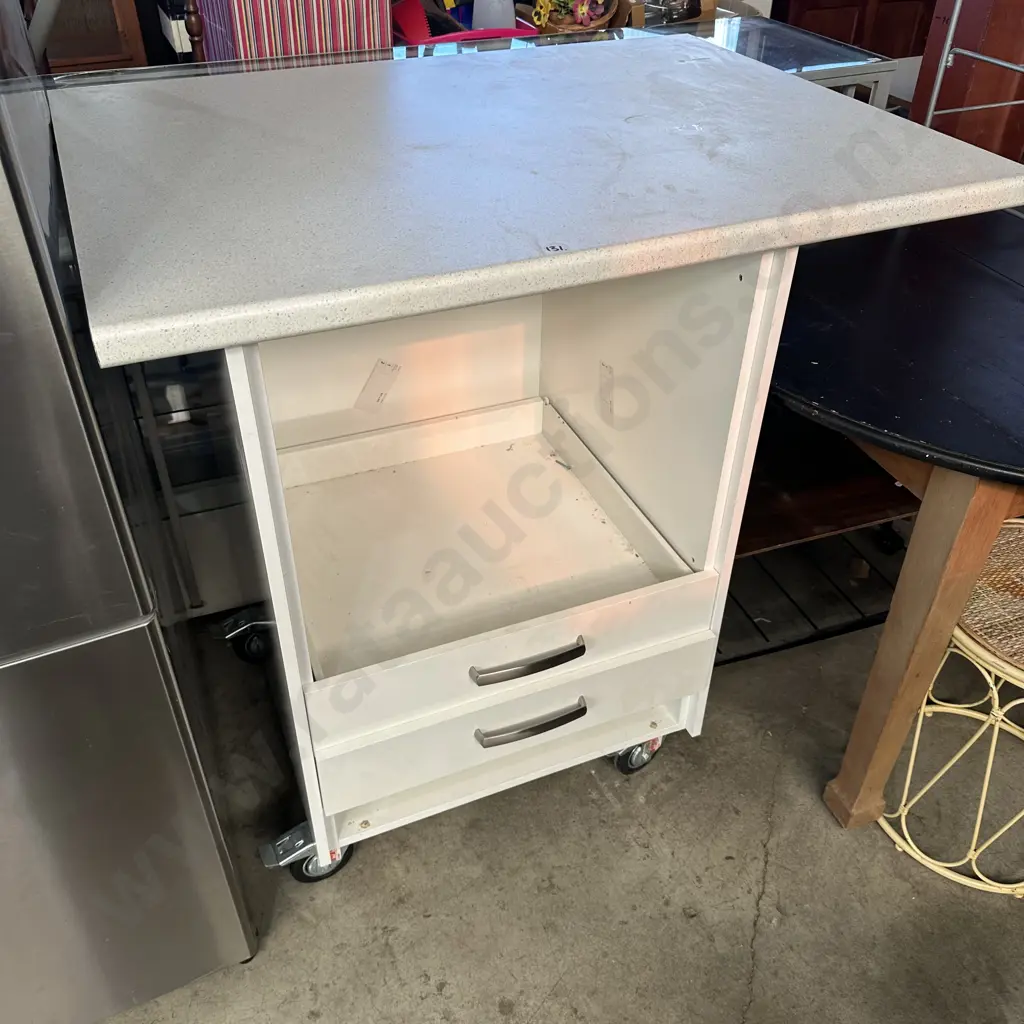 very nice set of modern casters with some cabinetry Image 1++