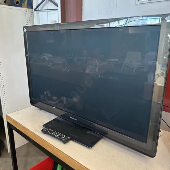 large Panasonioc TV and remote
