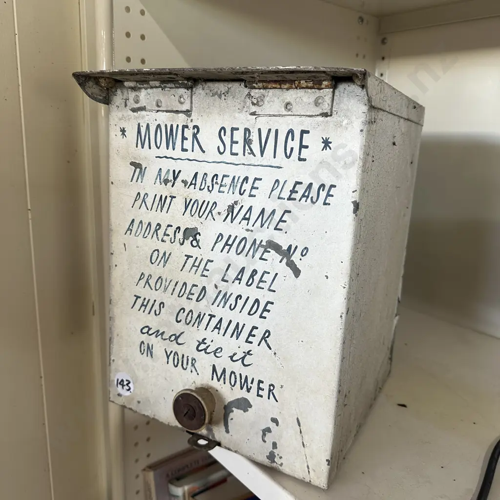 old Mower service box Image 1++