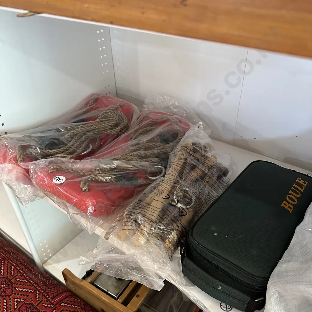 swing seats and ladder plus bowls Image 1++