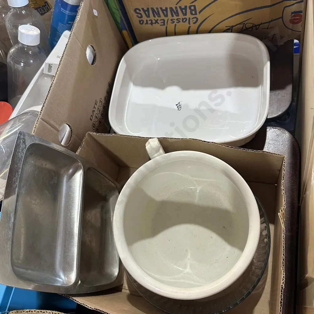 Corning dish and planter etc. Image 1++