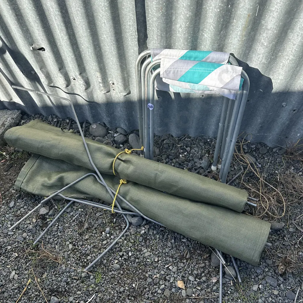 camping beds and stools Image 1++