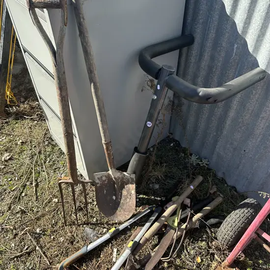 bike rack, tools