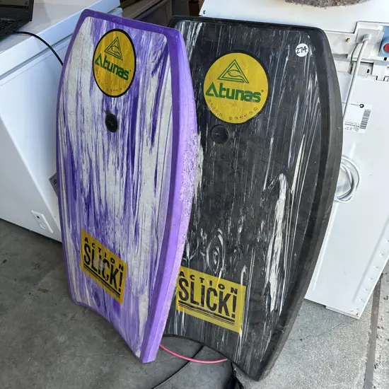 2 Atunas body boards