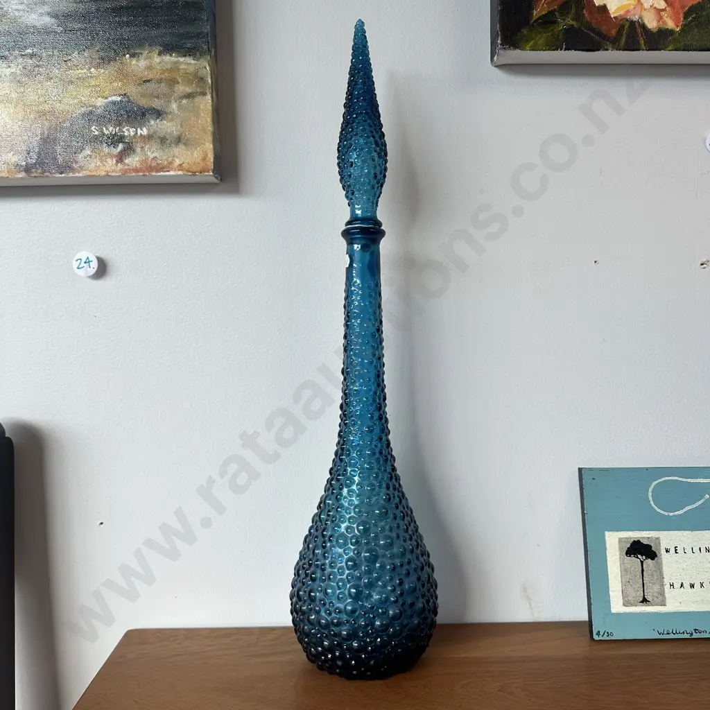 Mid-Century Blue itailan "Genie bottle" 57cm Image 1++