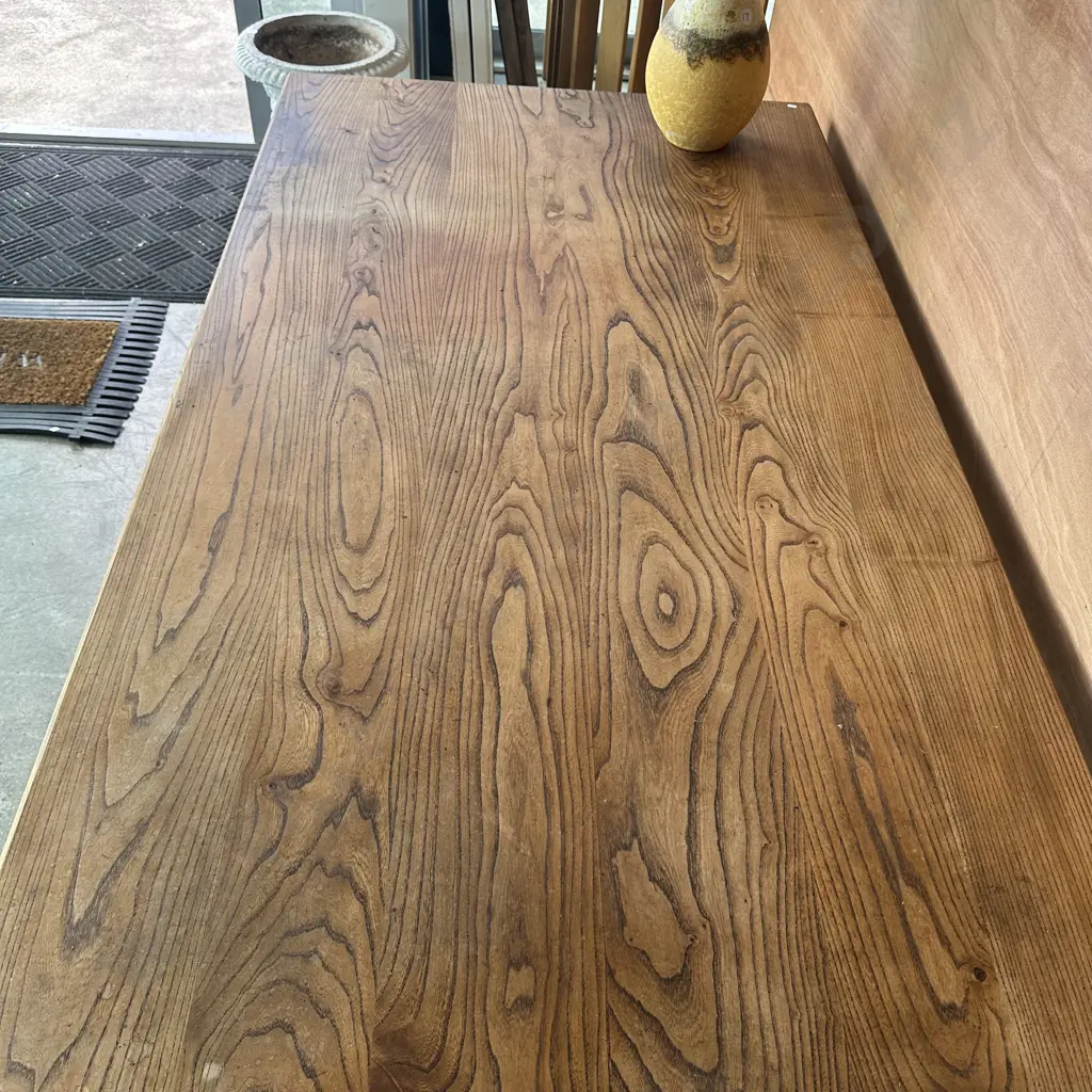 solid Elm  table  1800 x 1000 (40mm thick top) Image 1++