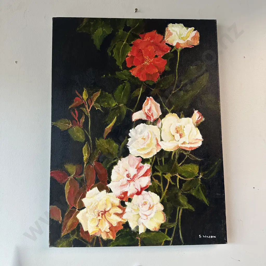 oil painting Flowers by Sue Wilson Image 1++