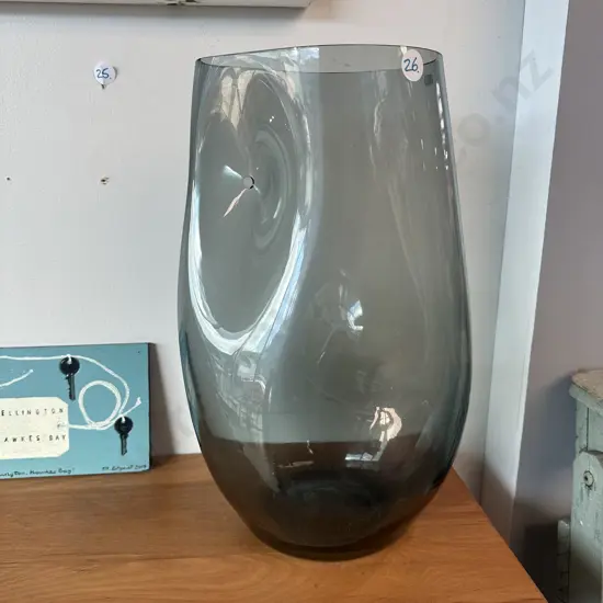 Large Art glass vase 47cm