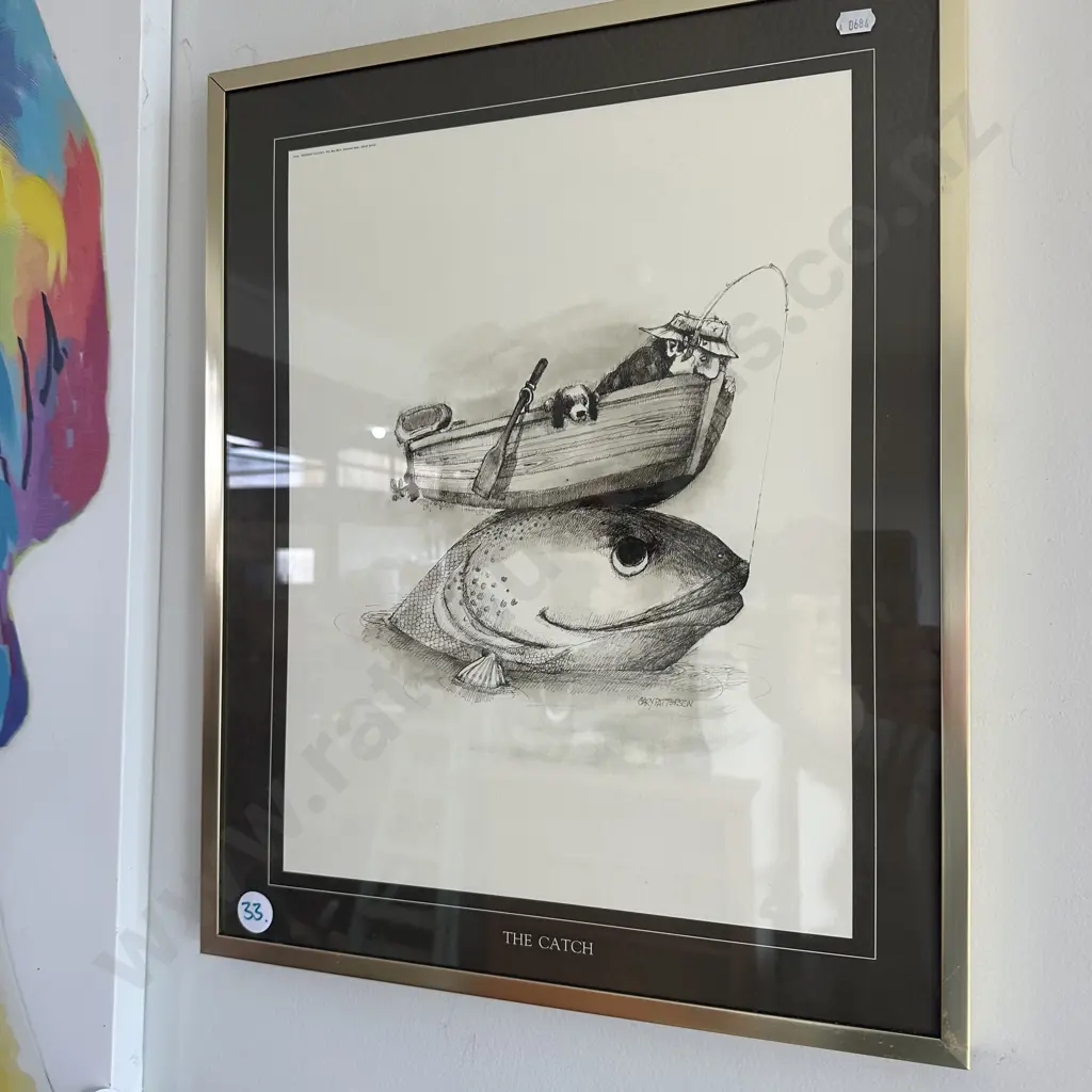 Gary Patterson print of "The Catch" Image 1++