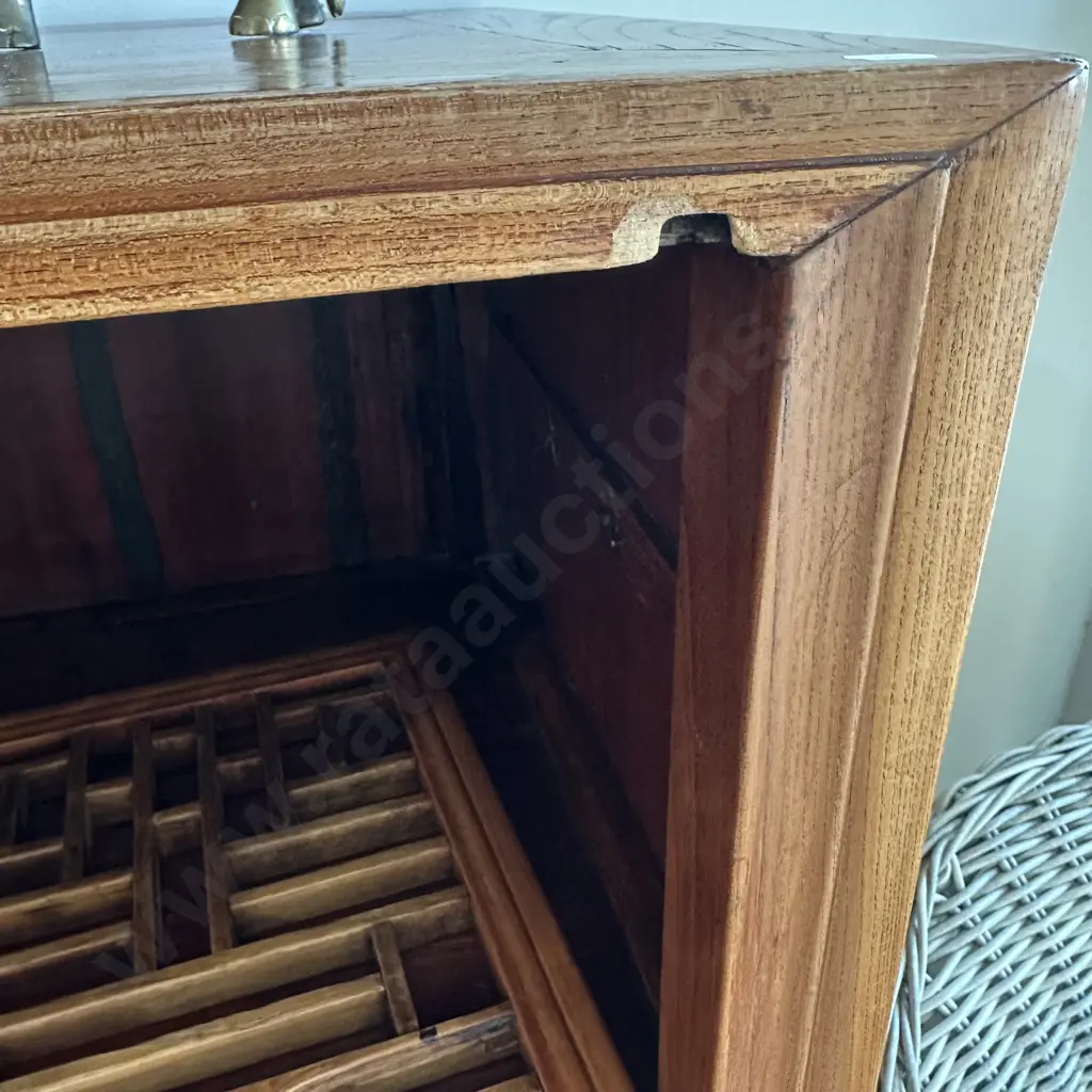 Oriental chest on chest, solid Teak Image 1++