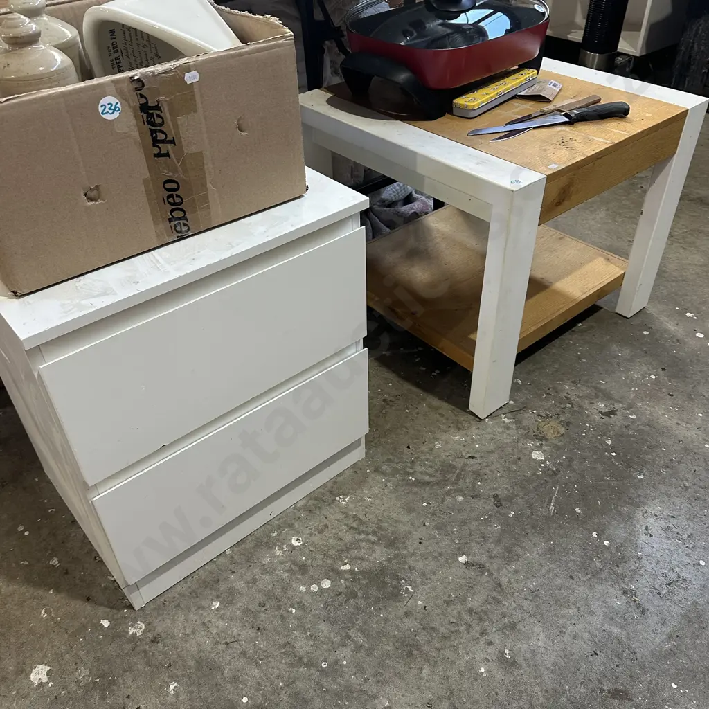 bedside drawers and coffee table Image 1++