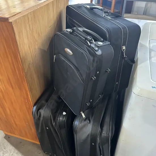4 suitcases
