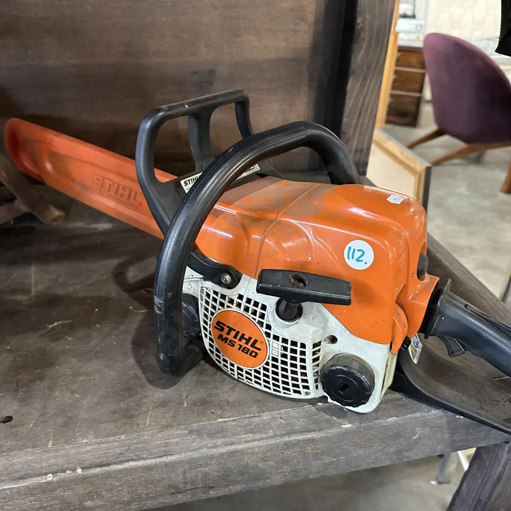 Stihl MS180 chainsaw - sold as working Image 1++