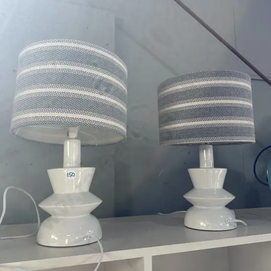 Pair of lamps.