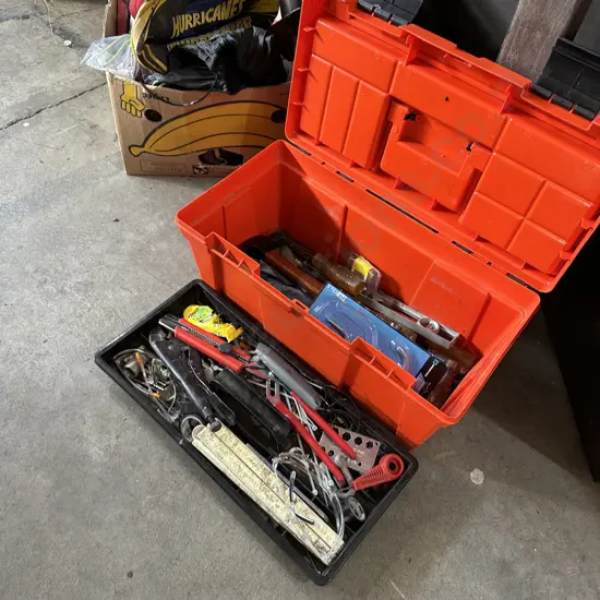 Toolbox and contents.