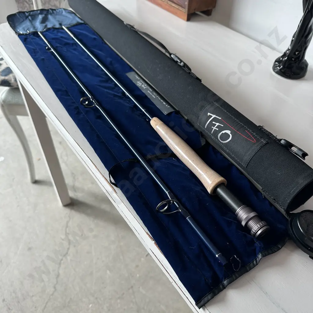 New 4pc 6wt 9'0" Temple Fork Outfitters fly rod & tube, made in USA Image 1++