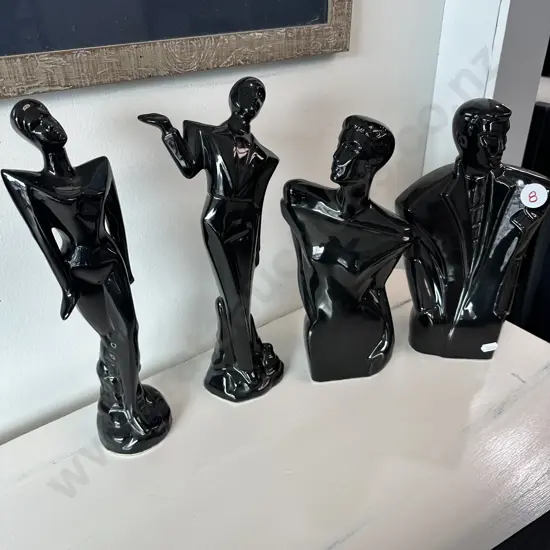 Art deco style figures 30cm Made in Taiwan