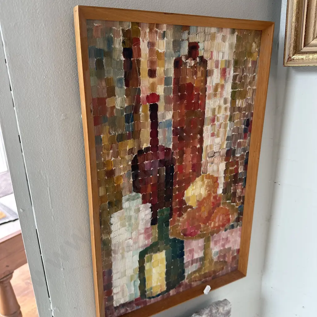 oil painting by G A Kempshall "Golden Harvest" 1965 Image 1++