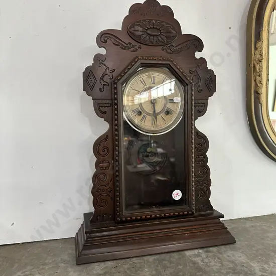 Ansonia Oak cased clock