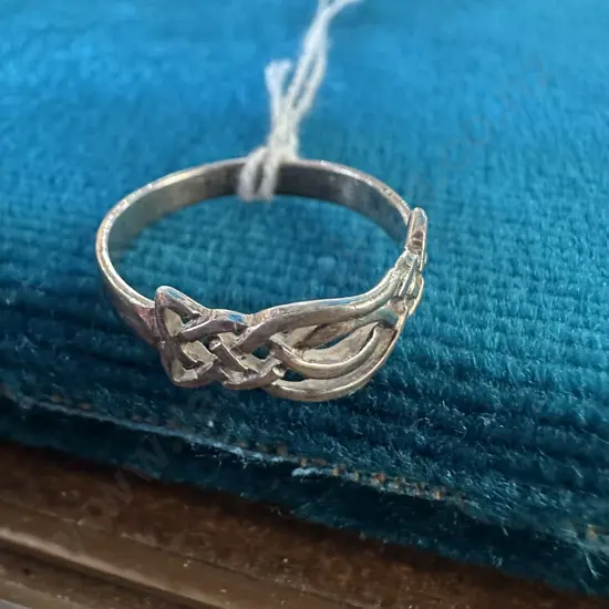 Sterling Silver 925 stamped Celtic ring