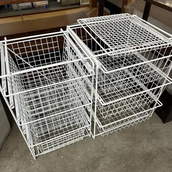 2 wire basket stands