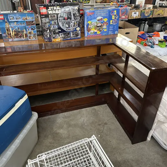 corner bookcase