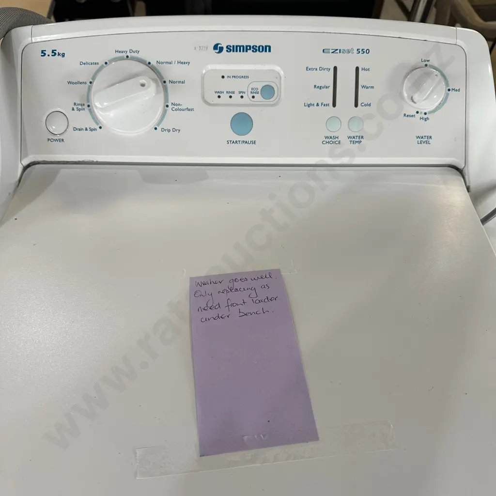 Simpson 5.5kg auto washer working well Image 1++
