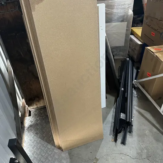 flat packed shelving unit