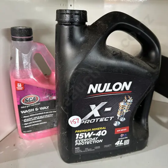 Oil and wash & wax