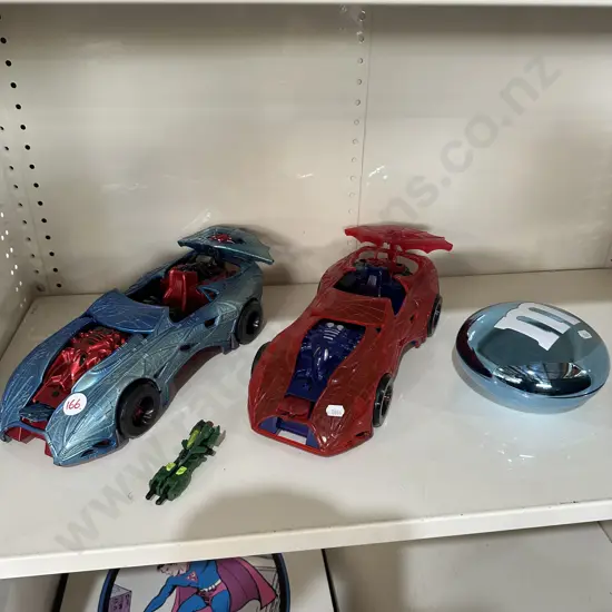 Two model cars etc.
