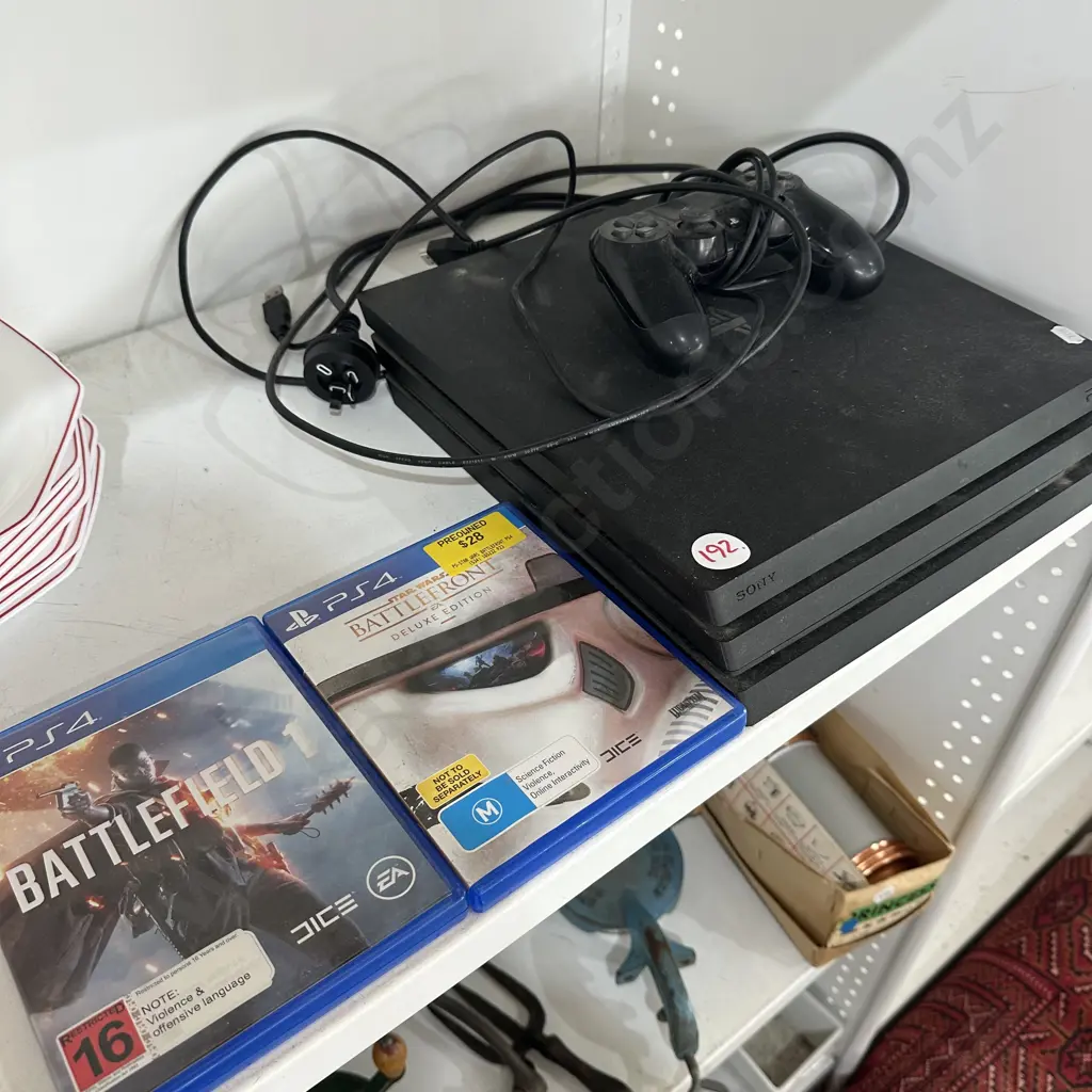 PS4 plus one controller and Two games, (plus a heater) Image 1++