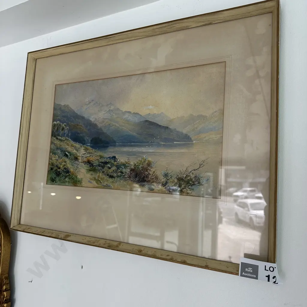 NZ scene Watercolour signed 400x230 Image 1++