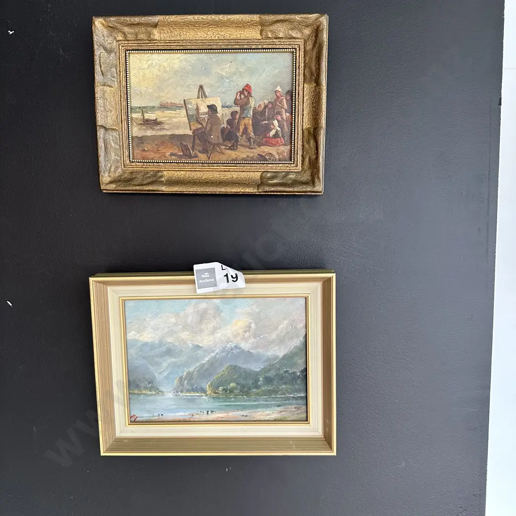 2 x small oil paintings Image 1++