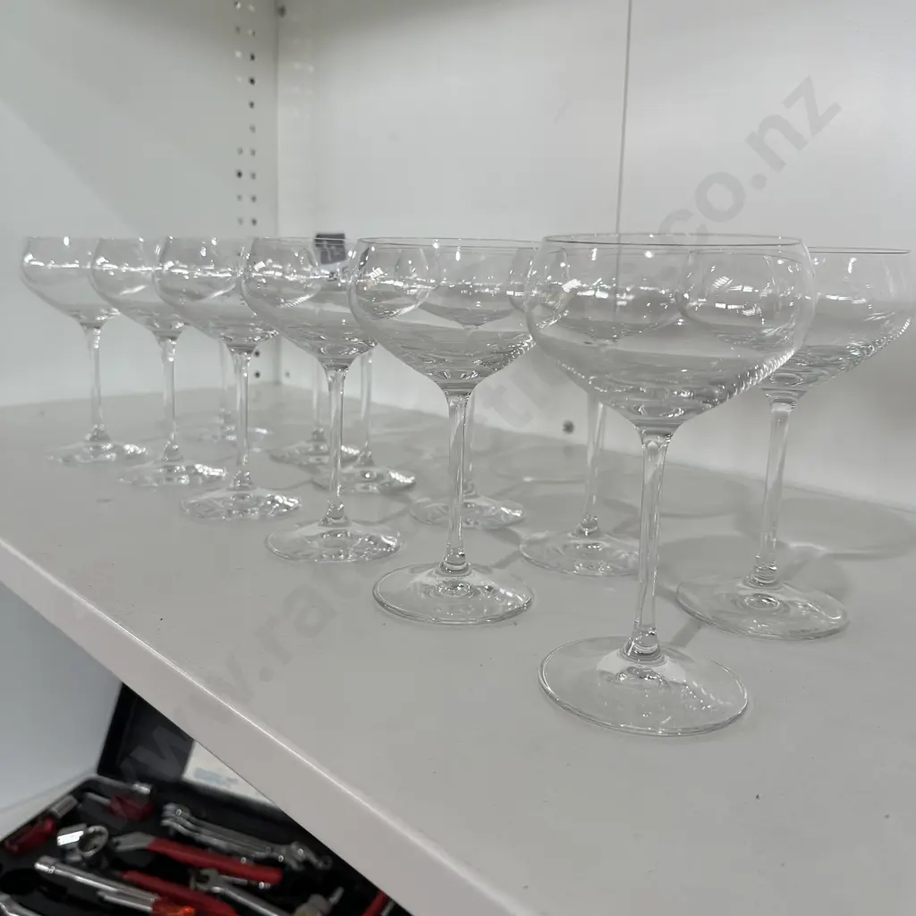 12  Spiegelau Champagne/cocktail saucers Image 1++