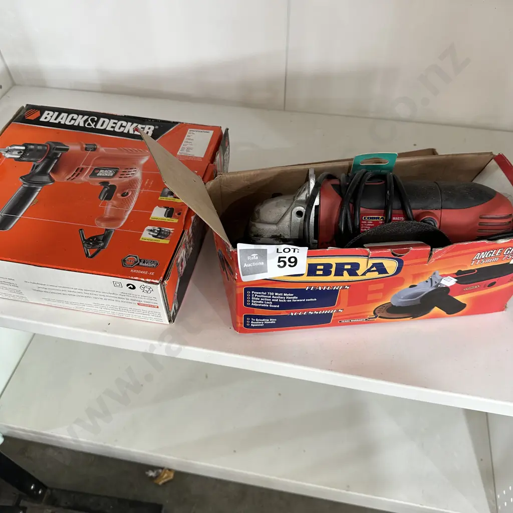 Elec drill and angle grinder Image 1++